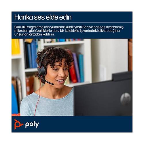 Poly BW 5220 USB-C HS +3.5mmP +USB-C/A