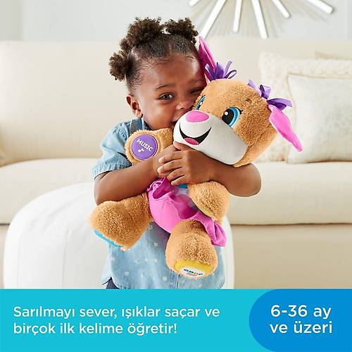 FPP83 Fisher-Price Yaa Gre Geliim Etici Kpekiin Kz Kardei / Trke / Elen ve re