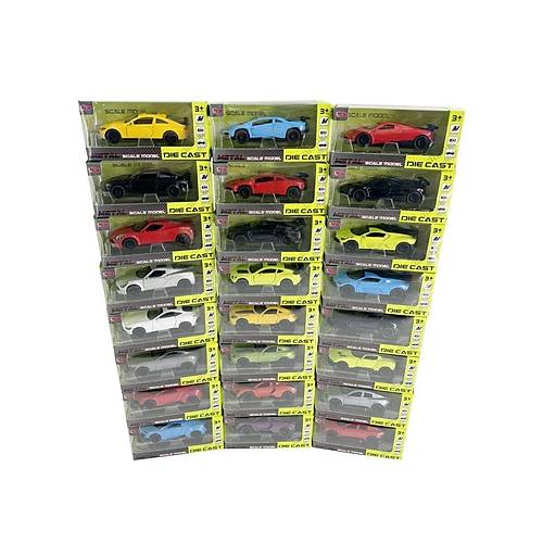 KM-36201A-Vardem Kutulu �ek B�rak 1:36 Metal Araba