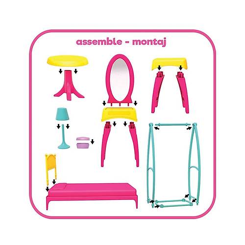 03669 Linda'nn Yatak Odas Oyun Seti -Dede