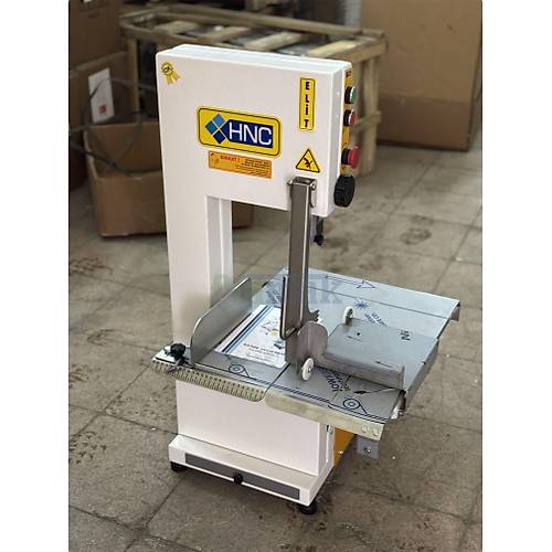 HNC Elite Et ve Kemik Kesme Testeresi | 1.5 kW 2 HP | Otomatik Gergi  220V Endstriyel Testere