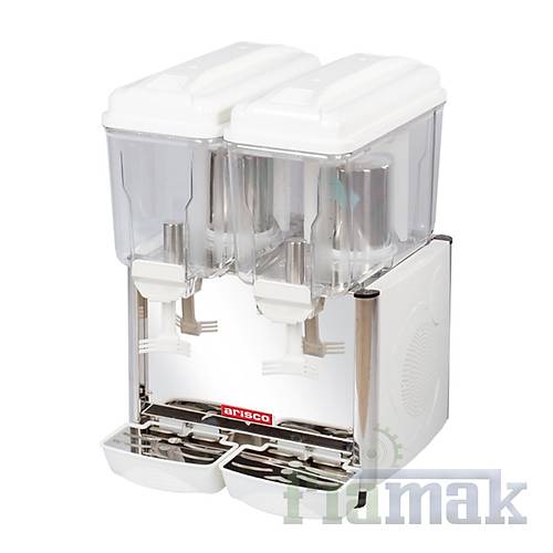 Arisco Corolla 2S Meyve Suyu Dispenseri  2x12 Litre, Polikarbon Hazne, Sessiz Soutma
