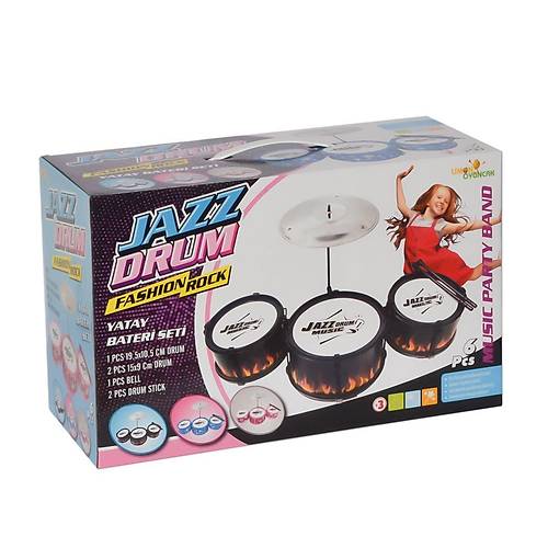 LMN154 3 Par�a Bateri Seti -Limon Oyuncak