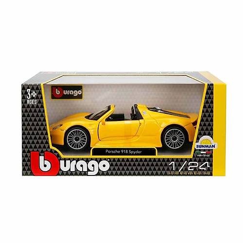 21076  1:24 Porsche 918 Spyder Model Araba -Sunman