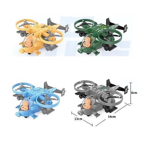 MXT-3616 S�rtmeli Askeri Helikopter -Vardem Oyuncak