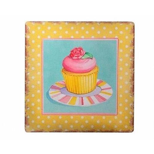 BUFFER Decotown Duvar Panosu 40*40 Cup Cake Muffin Motifli Duvar Ss