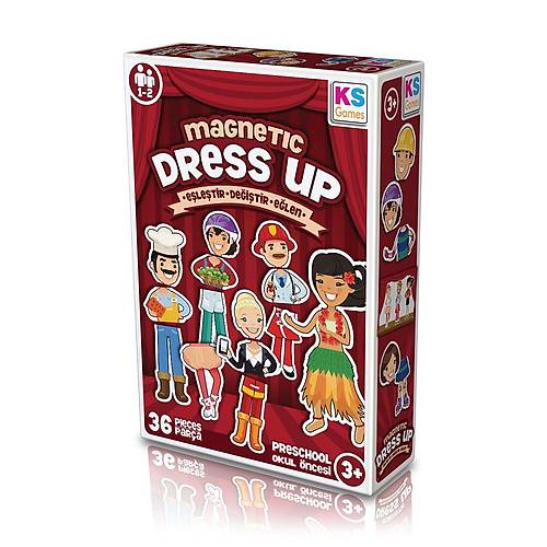 MD174 KS, Magnetic Dress Up - E�le�tir?De�i�tir?E�len / +3 ya�