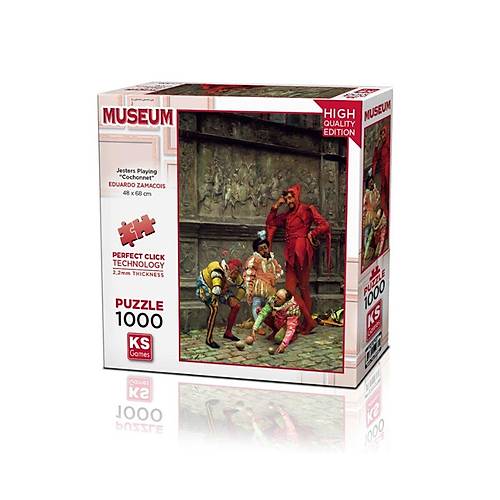 20662 Jesters Playing Cochonnet 1000 Par�a Puzzle -KS Puzzle