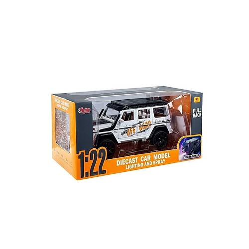 HCL-801P �ek B�rak 1:22 Sesli ve I��kl� Buhar ��kartan Metal Jeep -Vardem