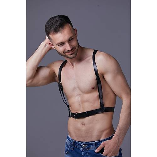 Pamuktenim Erkek Fantezi Deri Harness Ask 2134