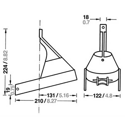 Aqua Signal KIEL LED Gverte Aydnlama Lambas 10V-30V Beyaz Gvde