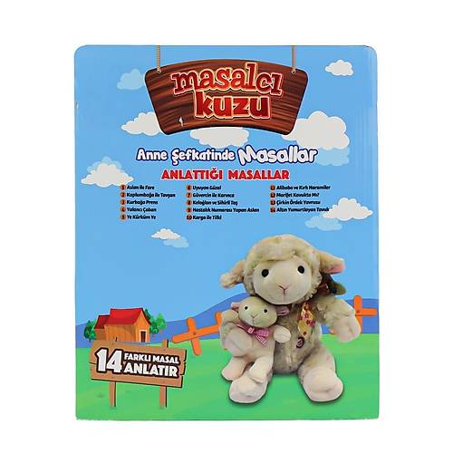 M-1117526-12 Trke Yavrulu Masal Anlatan Kuzu -Birliktoys