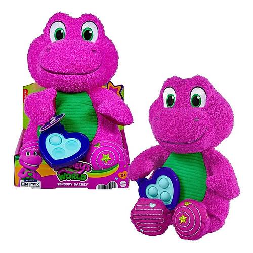 HYG89 Fisher-Price Kalp Yapan Barney Pel�� Oyunca��