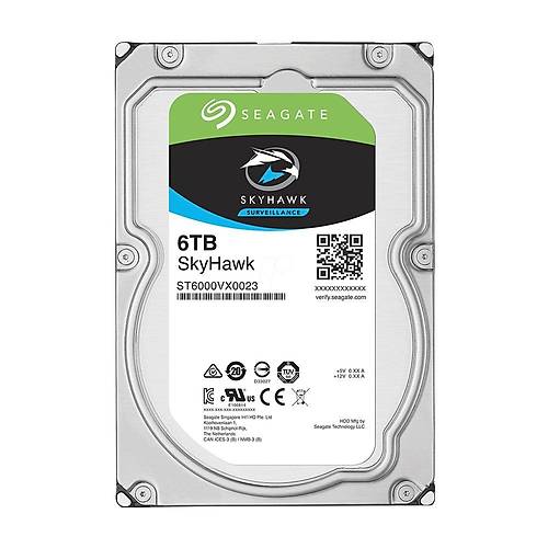 6TB SEAGATE SKYHAWK 256MB 7/24 RV ST6000VX008