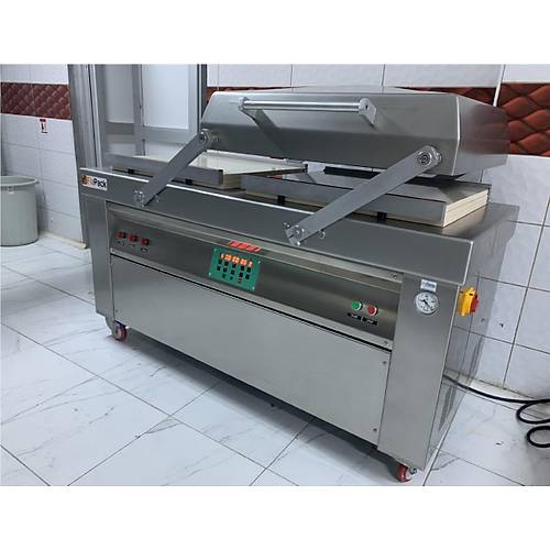 Fiapack Vakum Makinas 70 Cm Profesyonel Tamburlu Vakum ift Odal Vakumlama Makinesi