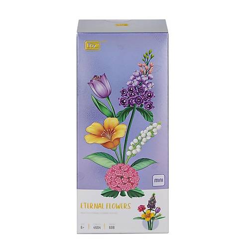 LZ4604 LOZ �i�ek Blok Seti 608 Par�a -Vagon life