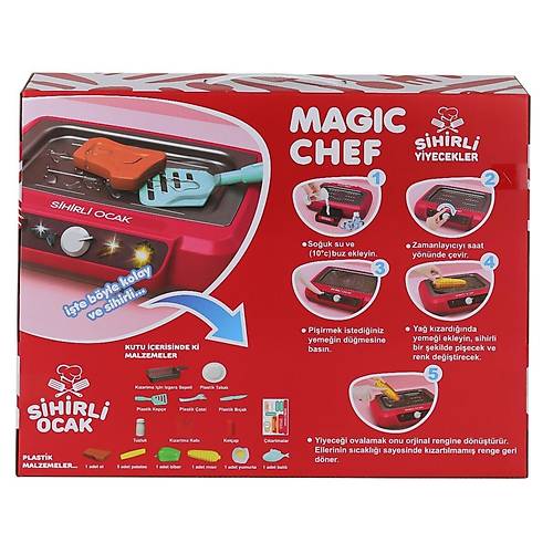 2A550 Magic Chef Barbek� Ocak Seti -Limon Oyuncak