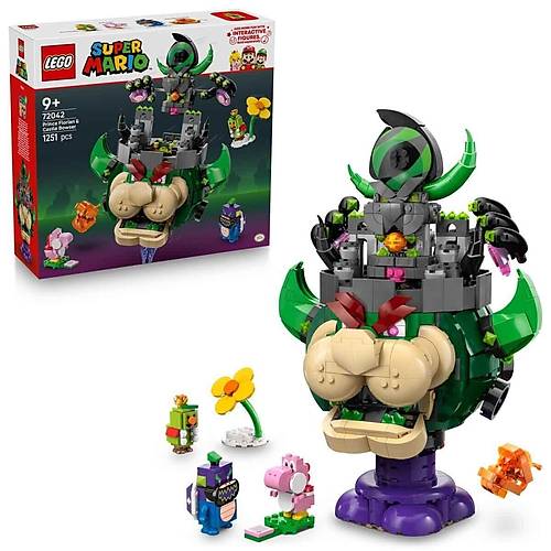 72042 Lego Super Mario - Prince Florian ve Castle Bowser 1251 par�a +9 ya�