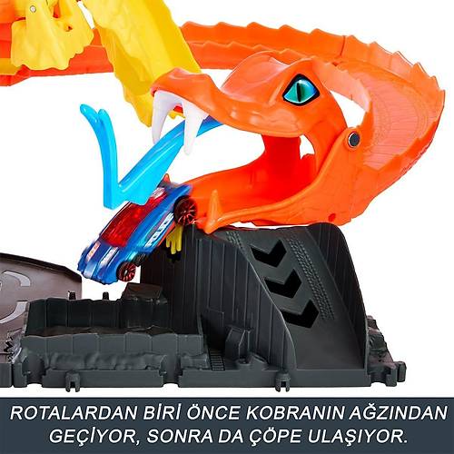 HTN81 Hot Wheels Pizza D�kkan�nda Kobra Maceras� Oyun Seti