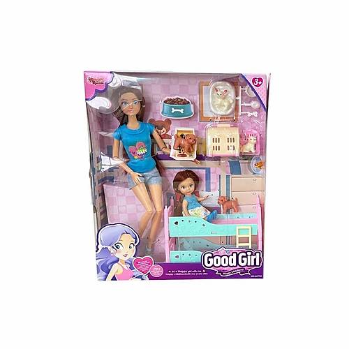 WG-C115112 Kutulu 29cm Aksesuarl� Ranzal� Bebek - Vardem Oyuncak