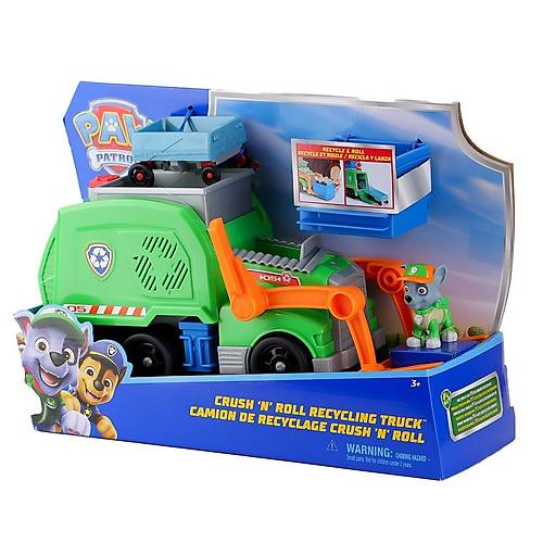SPM-6071248 PaW Patrol  Rocky ile Crush N Roll Geri D�n���m Kamyonu