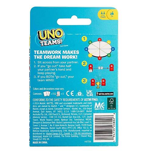 HXT58 UNO Teams Kartlar