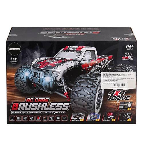 866-1602 Kumandal� 1:16 70 km/h Brusless Araba 4x4