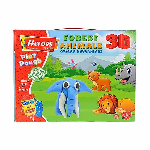 ERN-571 HEROES 3D ORMAN HAYVANLARI SET�