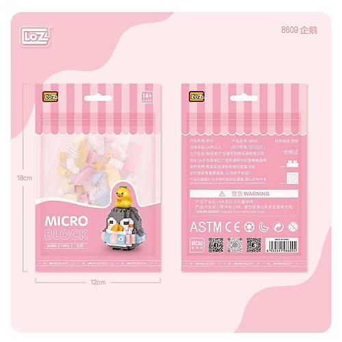 LZ8609 LOZ Penguen Blok Seti Mini Po�et -Vagon life