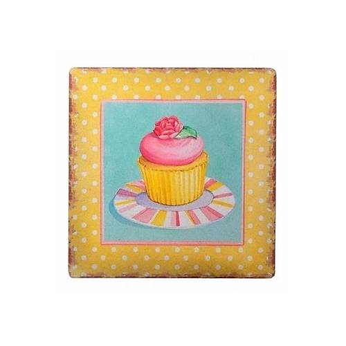 BUFFER Decotown Duvar Panosu 40*40 Cup Cake Muffin Motifli Duvar Ss