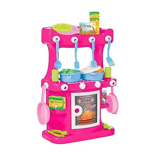 03 335 Hamarat Ayakl Mutfak Seti Pembe -Pilsan Oyuncak