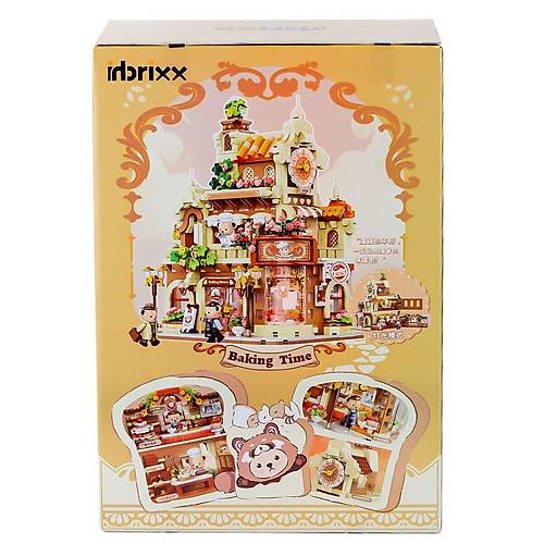 P881103 PANLOS Brick - Teddy Koleksiyonu - Pastane 1547 Par�a Yap�m Seti