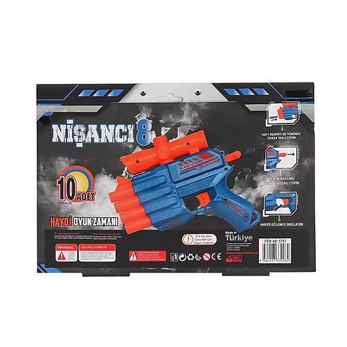 FAB 5757 4 A��zl� Dart At�c� Silah -Prestij Oyuncak