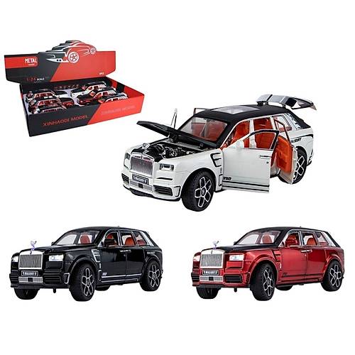 ZHD-B2408 -Vardem �ek B�rak I��kl� ve Sesli Kap�lar� A��lan MRS Polis Araba 1:24