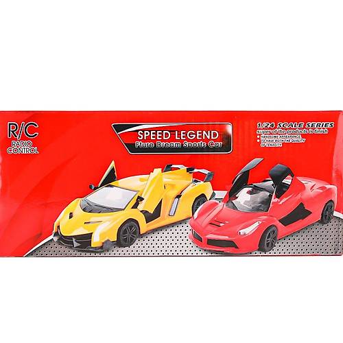 RG-1382-9-11 Kumandal� Kap�lar� A��labilir I��kl� Spor araba 1:24 Vardem Oyuncak