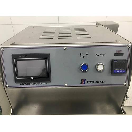 Ponapack VTK 40 SC ekmeceli Gazl Tabak Kapatma Makinesi ikinci el
