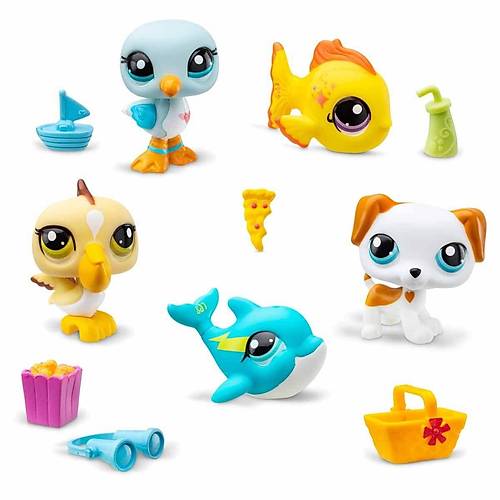 1005103 Littlest Pet Shop - Miniler 5'li Figr Seti S1 iftlik Temal