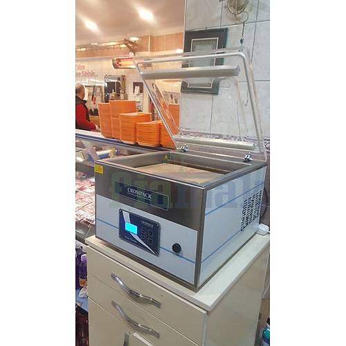 Crompack 42 cm ift ene Vakum Makinesi: Kompakt Profesyonel Paketleme zm