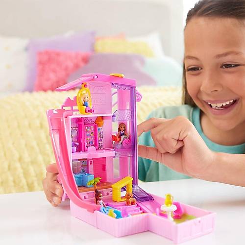 HWP11 Polly Pocket Barbie'nin Evi Temal Mikro Oyun Seti