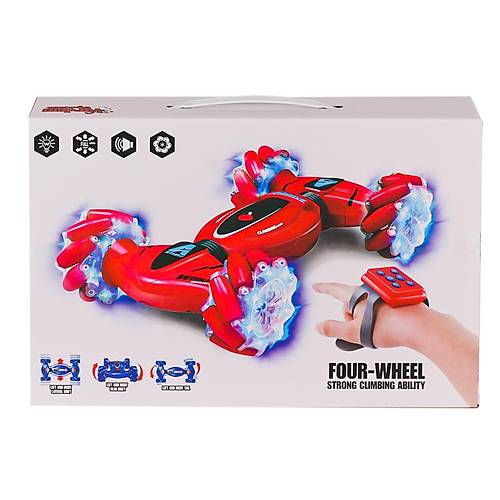 RQ2093 Bilekten Kontroll� I��kl� ve M�zikli 4 Teker T�rman�� Arac� -Vardem Oyuncak