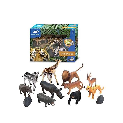 SH-5901 Vardem Kutulu 12 Para Vahi Hayvan Seti