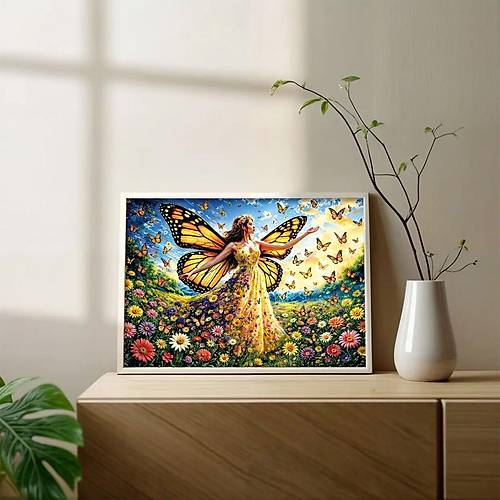 20093 PUZZLE 500 LADY BUTTERFLY