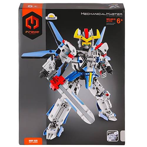 6815 IMM Mekanik Master Bloklar� Robot Asker 641 Par�a
