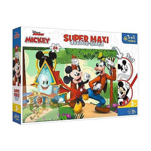 PUZZLE-41012 S�per Maxi Mickey 24 Par�a �ocuk Puzzle