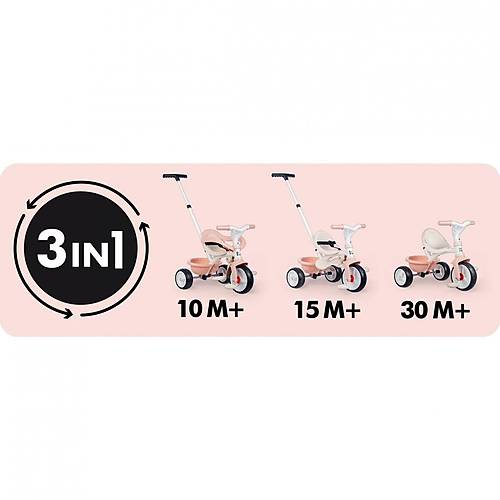 7600740419 Be Move Comfort Tricycle Pink