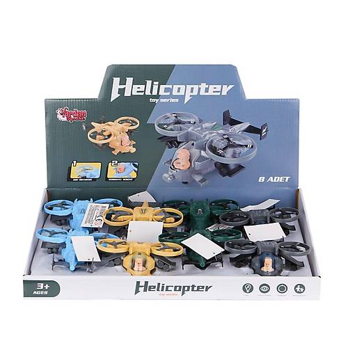 MXT-3616 S�rtmeli Askeri Helikopter -Vardem Oyuncak