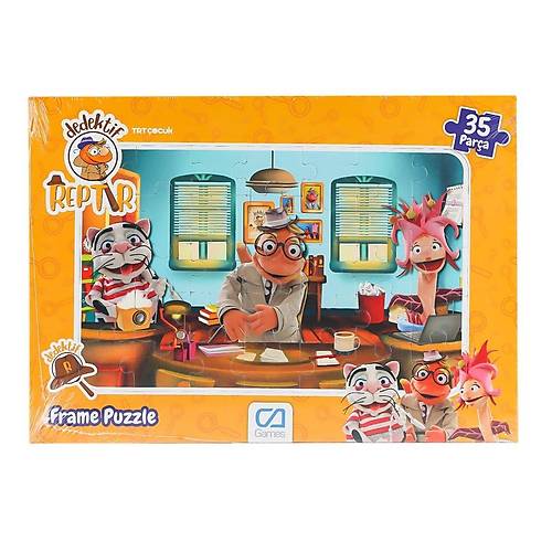 5208 Dedektif Rept�r Frame Puzzle 35 Par�a -CA Games