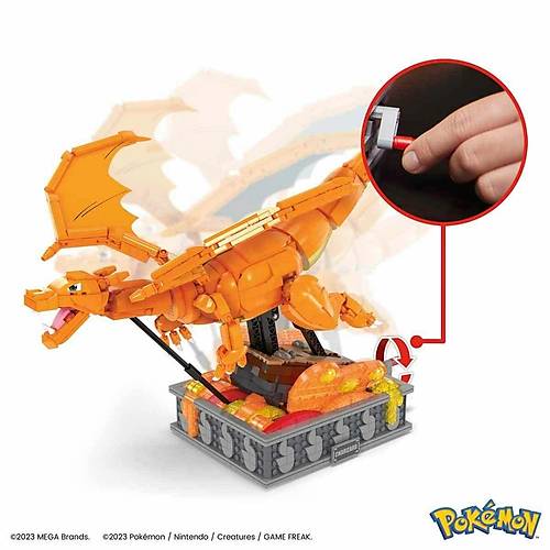 HMW05 MEGA Pok�mon� Hareketli Charizard 1664 par�a +12 ya�