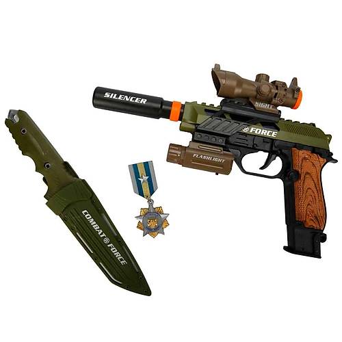 4308 Sesli ve I��kl� Silah Seti -Sunman