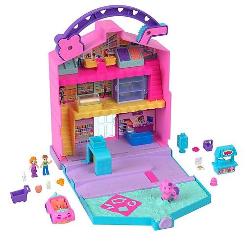 HRD45 Polly Pocket Elenceli Market Oyun Seti